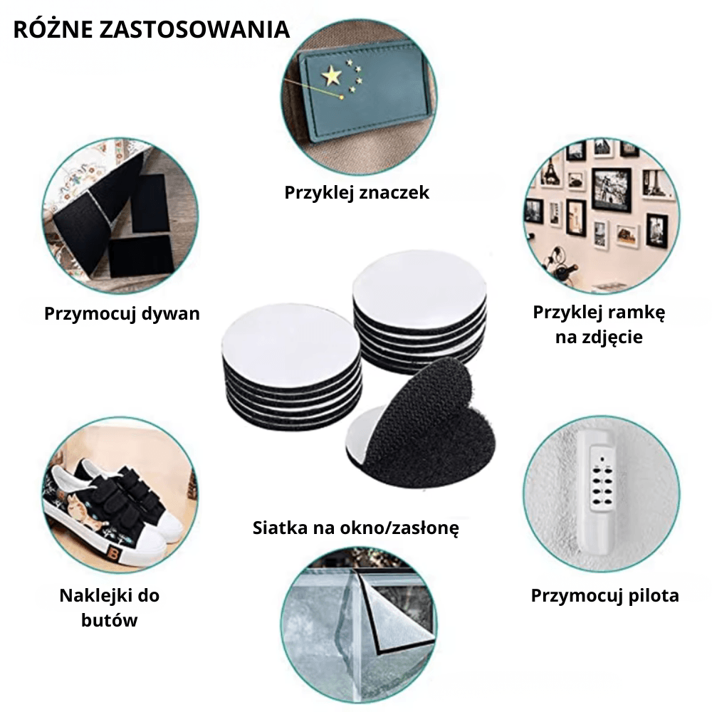 Antypoślizgowe rzepy do dywanów, mat i materaców – stabilne mocowanie bez przesuwania i fałdowania